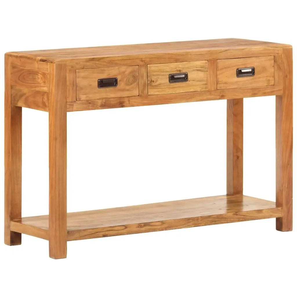 Console Table 110x40x76 cm Solid Acacia Wood Honey Finish 289631