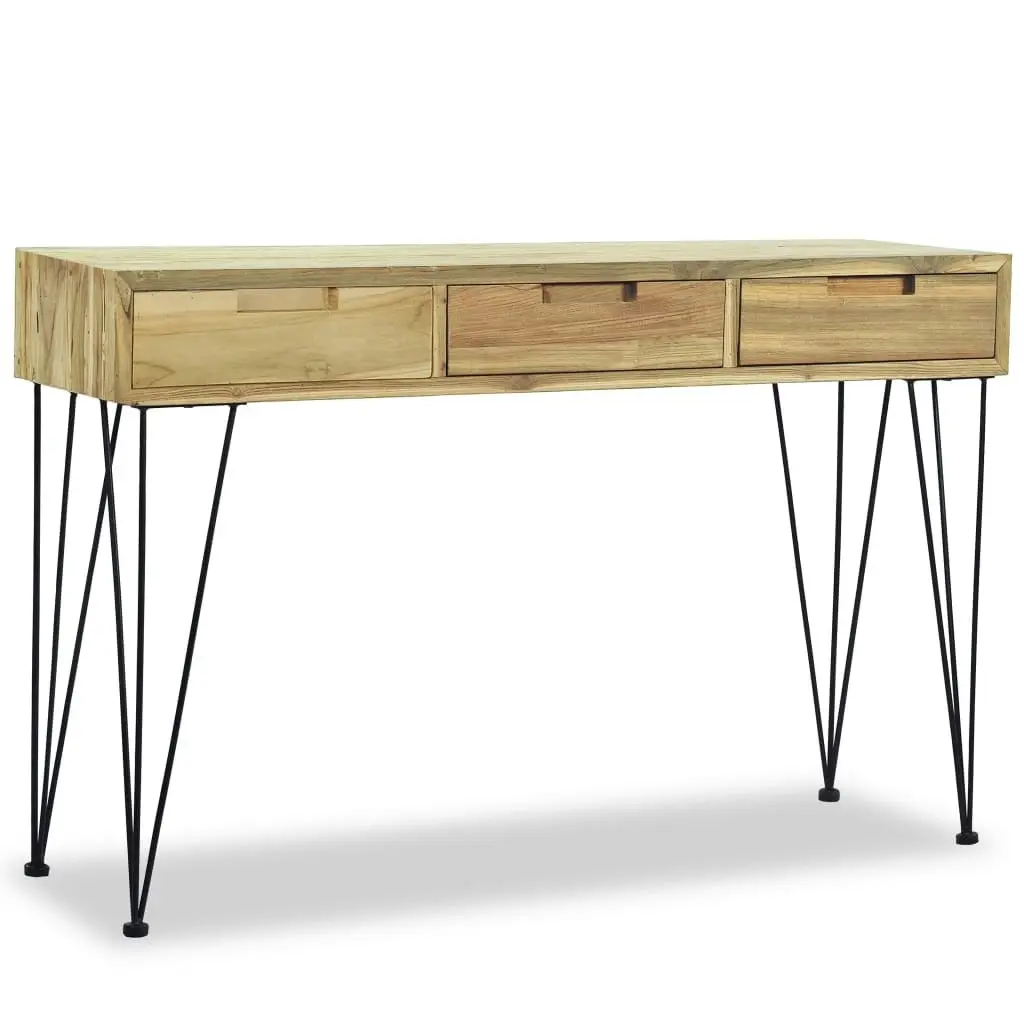 Console Table 120x35x76 cm Solid Teak 244573