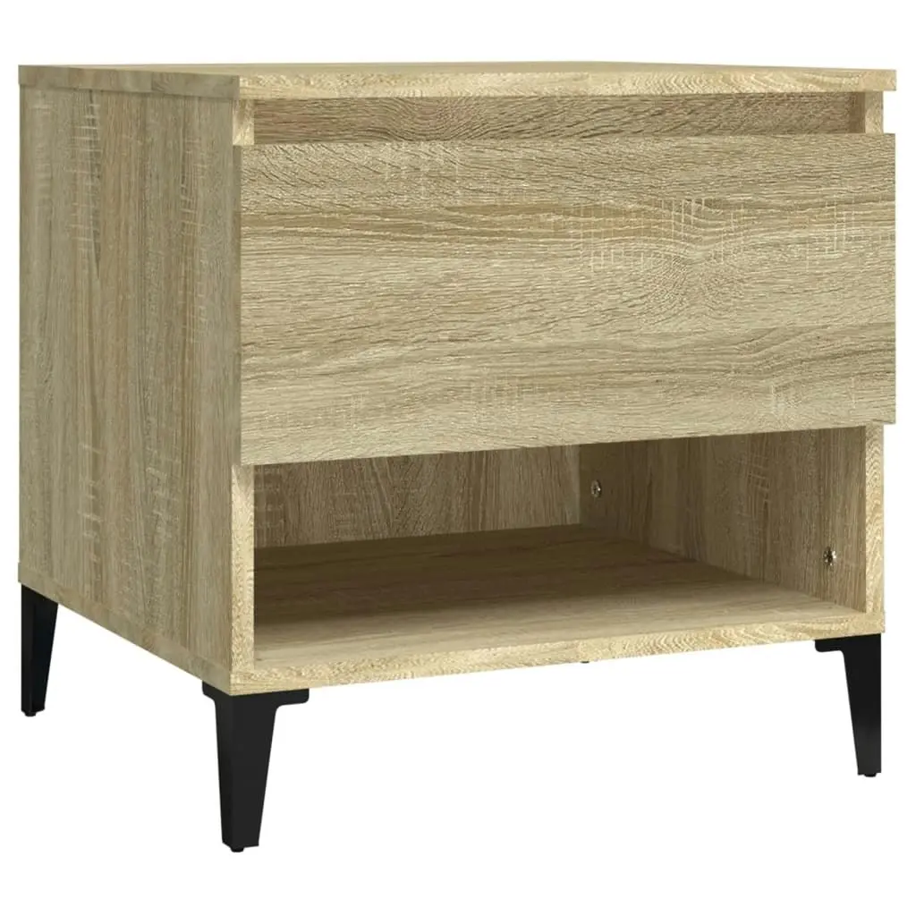 Side Table Sonoma Oak 50x46x50 cm Engineered Wood 819554