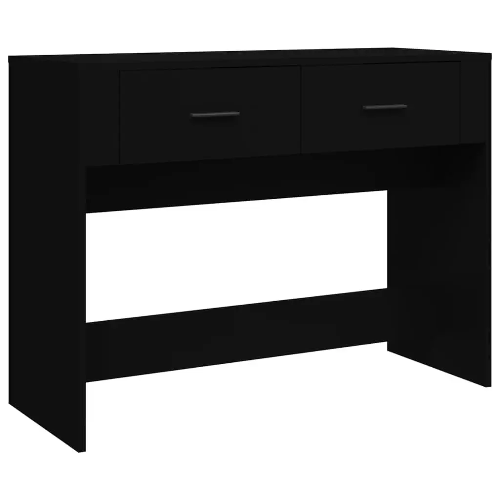 Console Table Black 100x39x75 cm Engineered Wood 816777