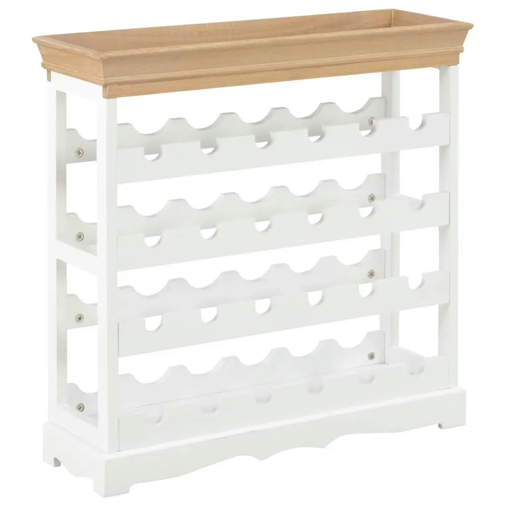 Wine Cabinet White 70x22.5x70.5 cm MDF 280065