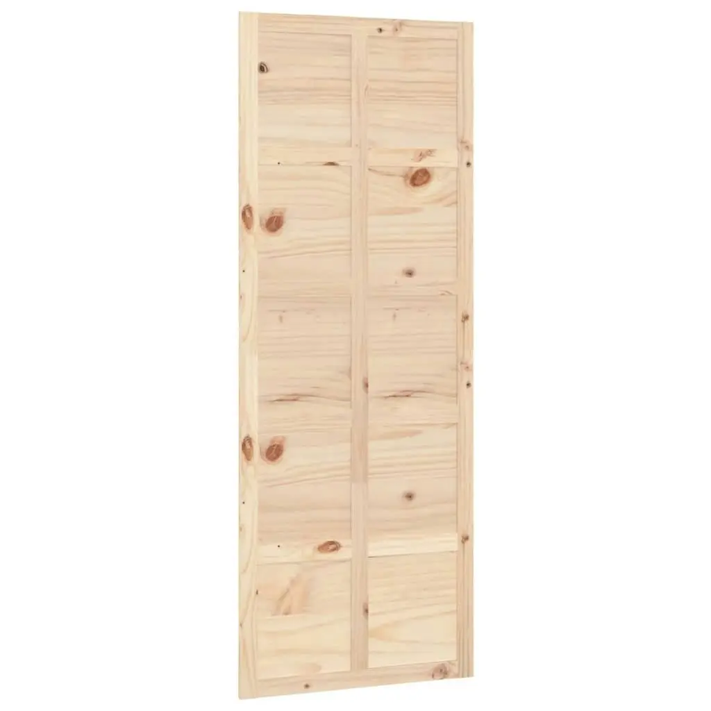 Barn Door 80x1.8x214 cm Solid Wood Pine 824628