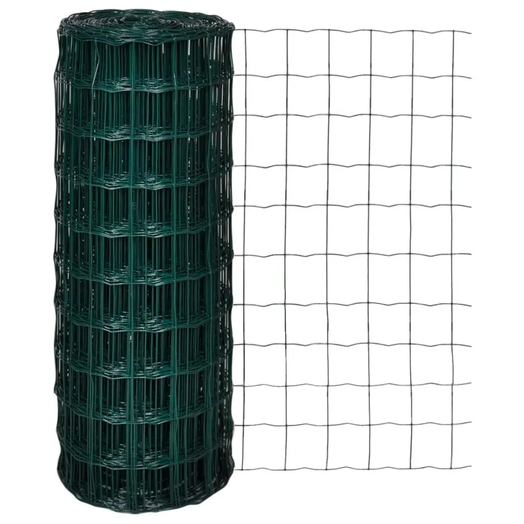 Euro Fence Steel 25x1.0 m Green 140579