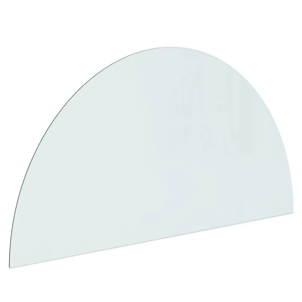 Fireplace Glass Plate Half Round 1200x600 mm 324120