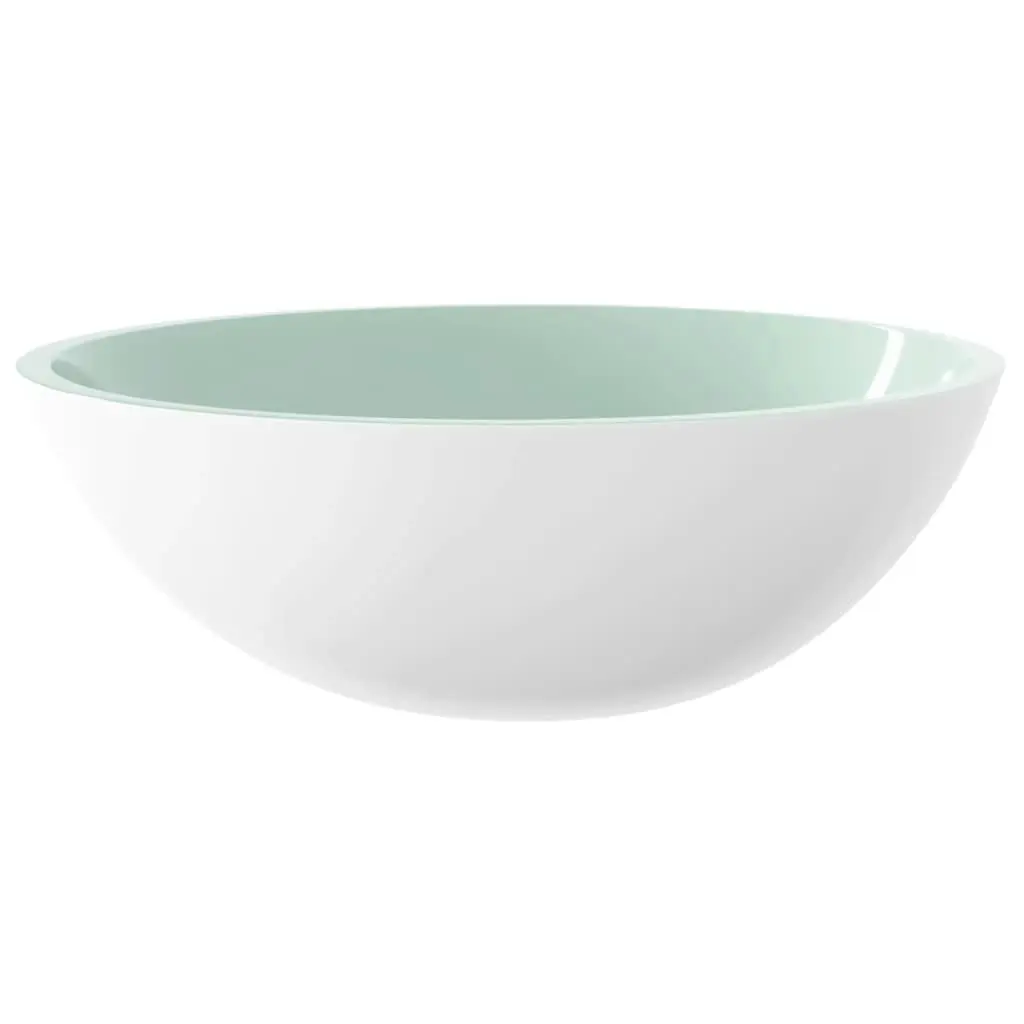 Basin Glass 50x37x14 cm White 345255