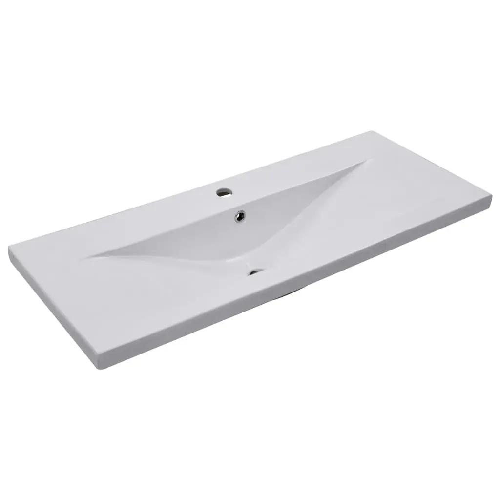 Built-in Basin 101x39.5x18.5 cm Ceramic White 145064