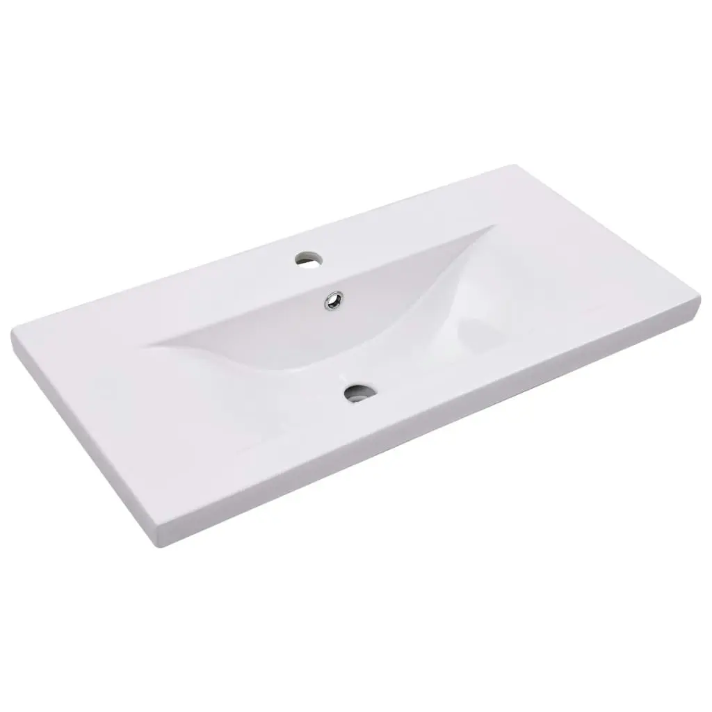 Built-in Basin 81x39.5x18.5 cm Ceramic White 145062