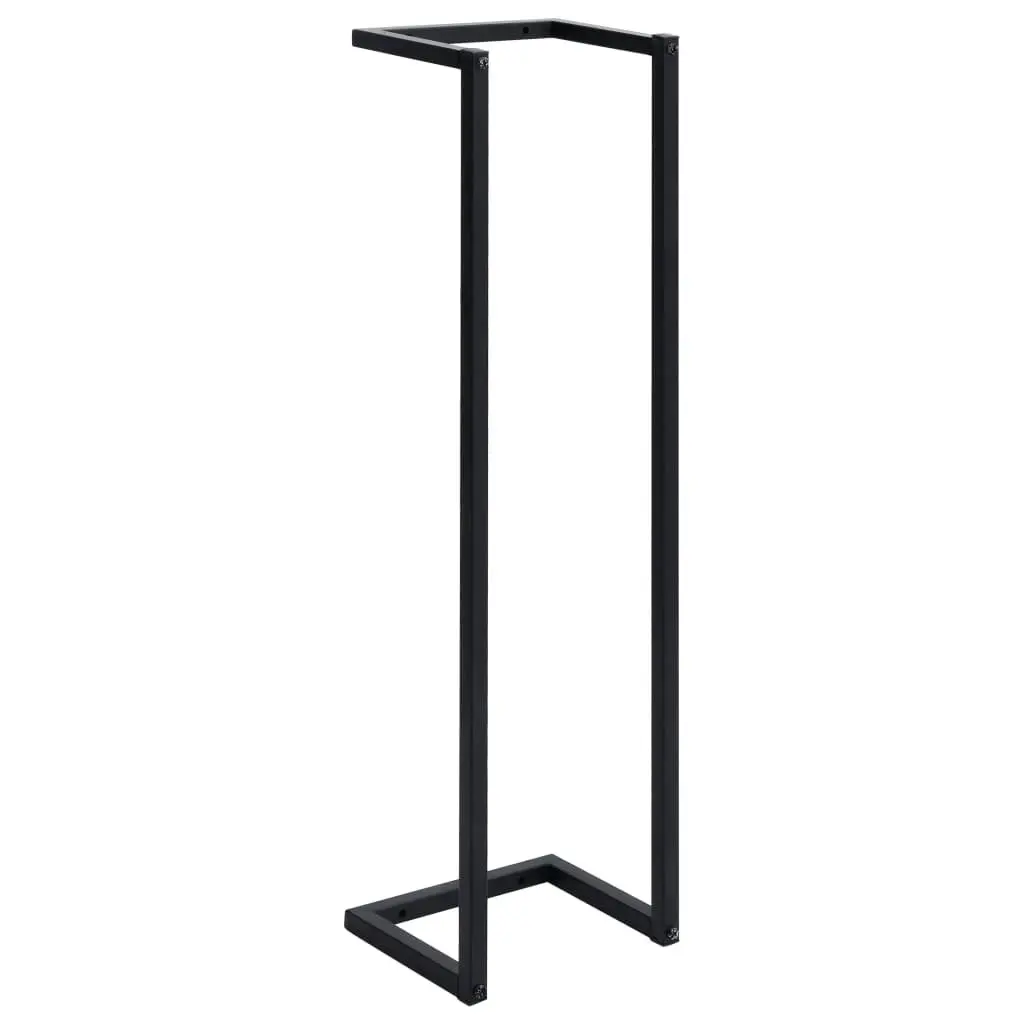 Towel Rack Black 25x20x95 cm Iron 325918