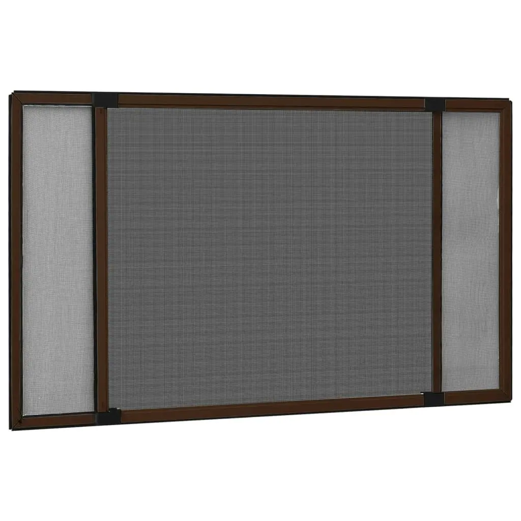 Extendable Insect Screen for Windows Brown (100-193)x75 cm 149042