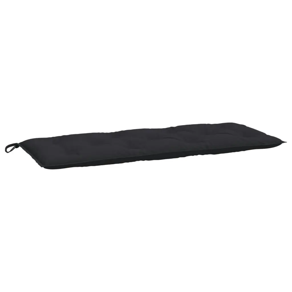 Garden Bench Cushion Black 120x50x7 cm Oxford Fabric 361590