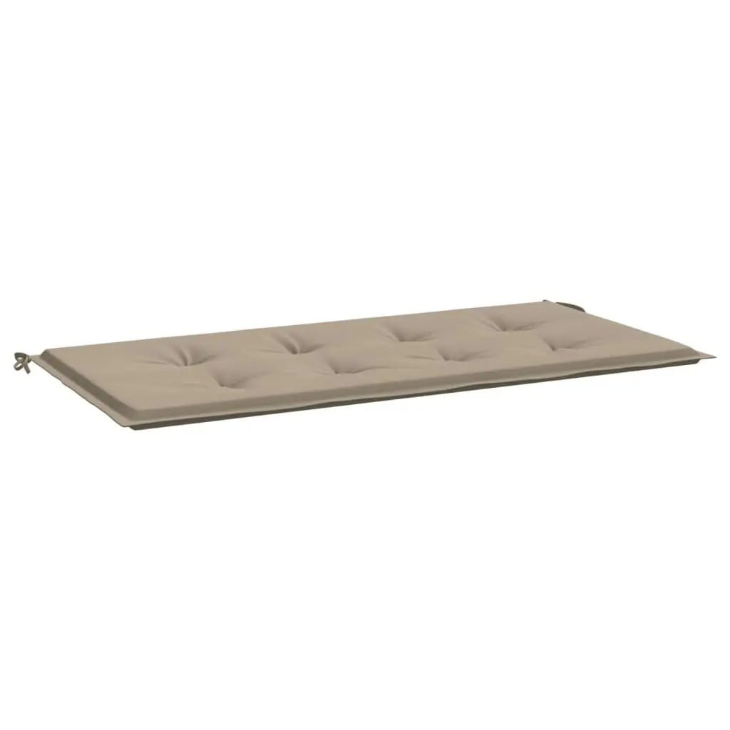 Garden Bench Cushion Taupe 120x50x3 cm Oxford Fabric 47622