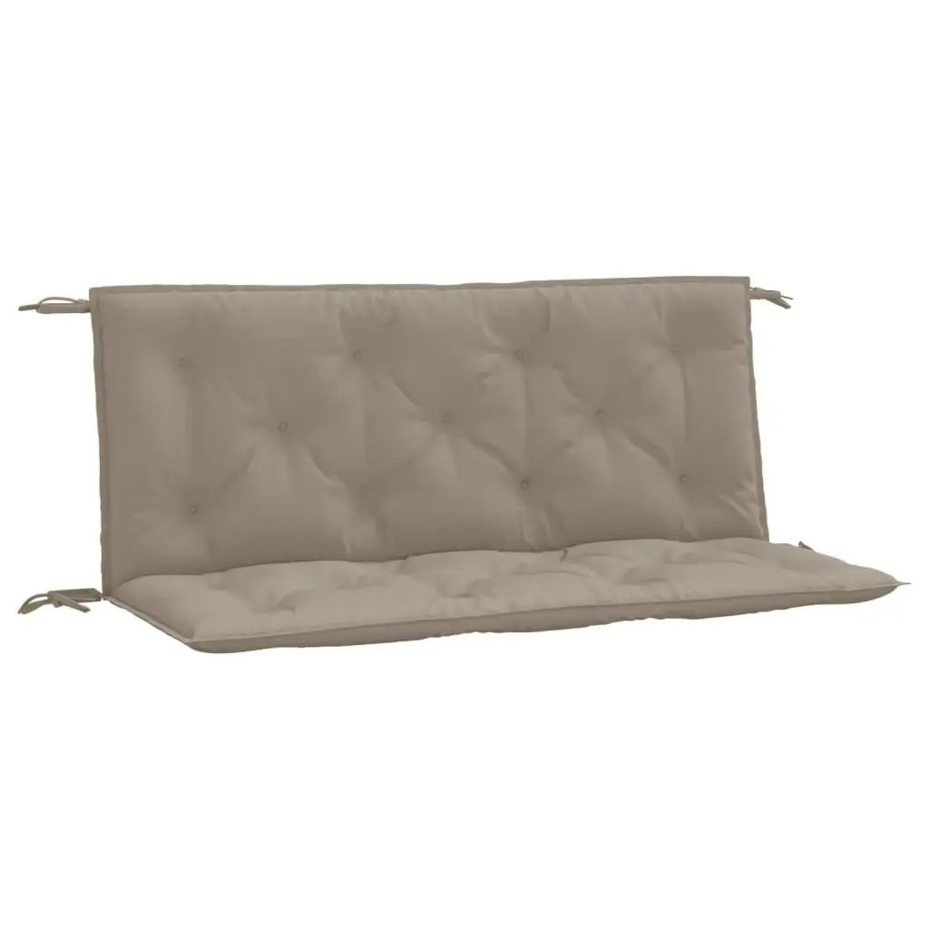 Garden Bench Cushions 2 pcs Taupe 120x50x7 cm Oxford Fabric 361686