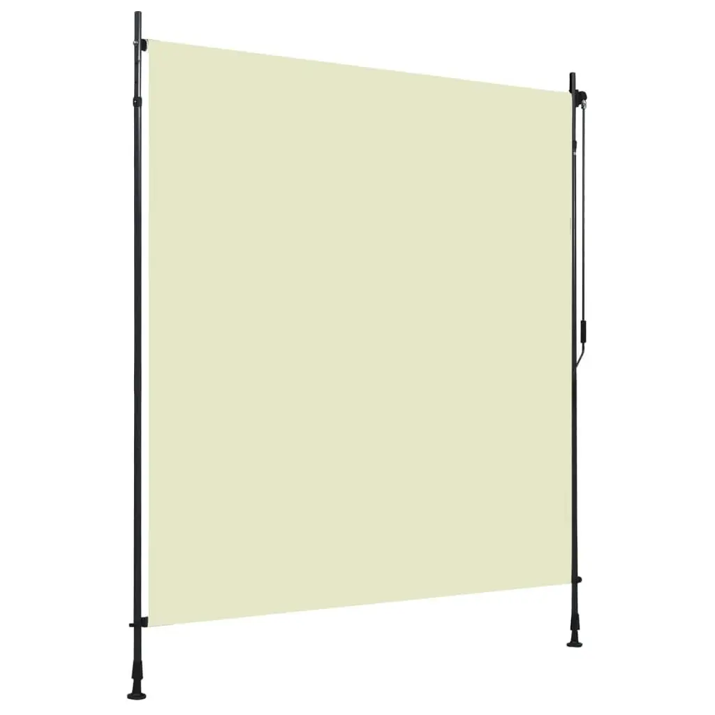 Outdoor Roller Blind 200x270 cm Cream 145942