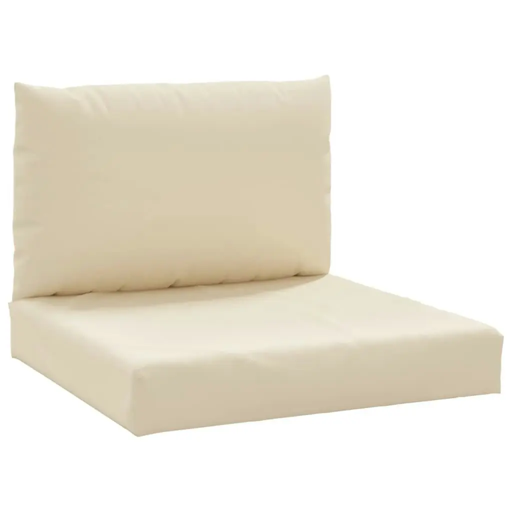 Pallet Cushions 2 pcs Beige Oxford Fabric 315055