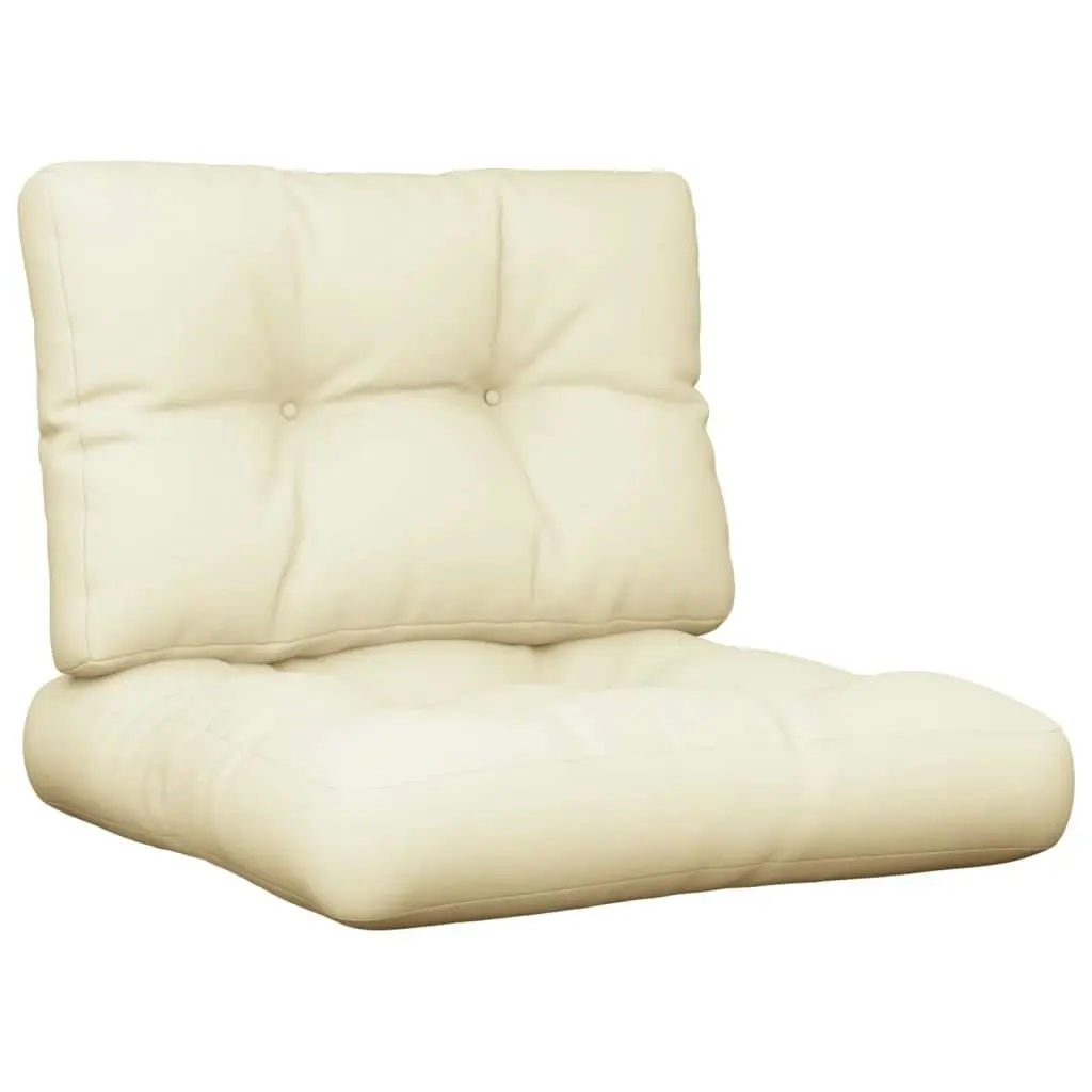 Pallet Cushions 2 pcs Cream Fabric 314500