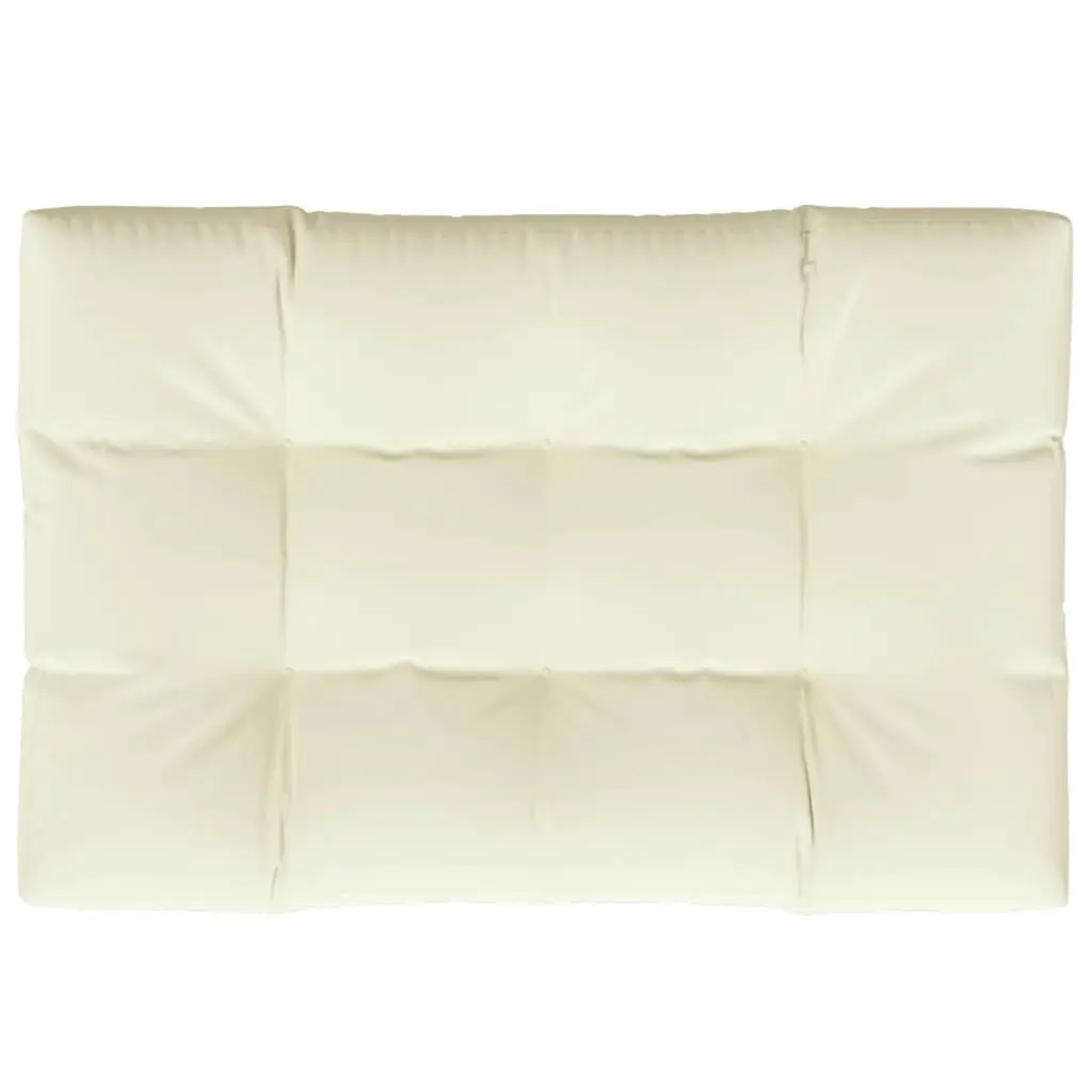 Pallet Cushion Cream 120x80x12 cm Fabric 314414