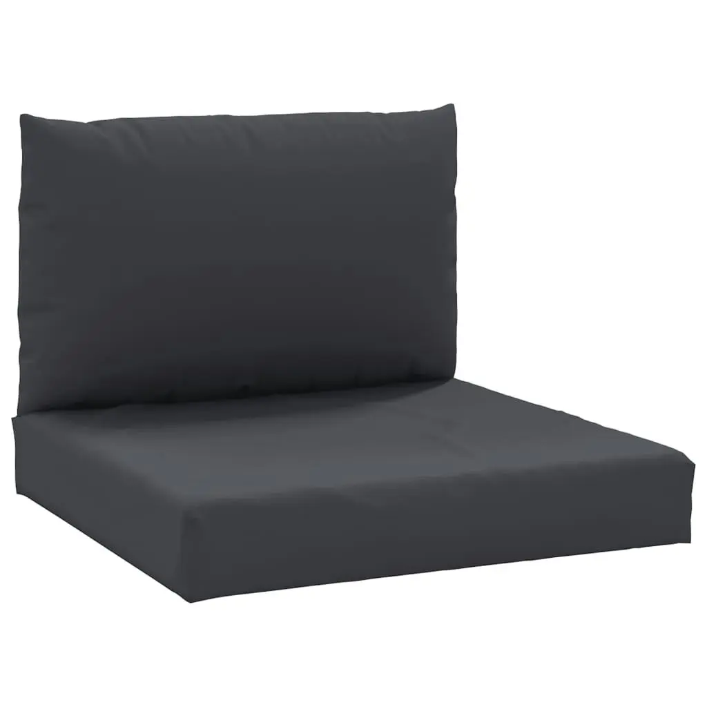 Pallet Cushions 2 pcs Black Oxford Fabric 361761