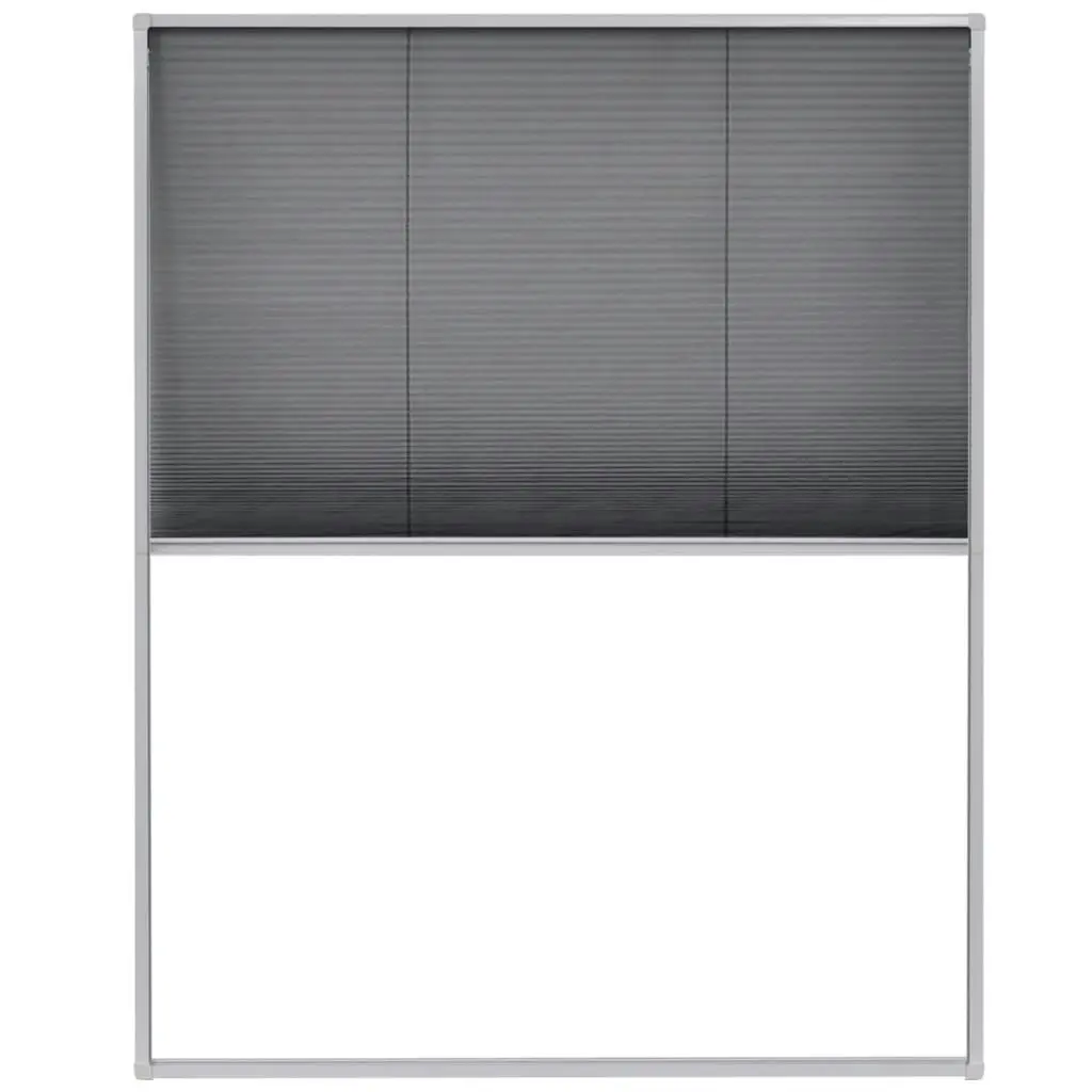 Plisse Insect Screen for Windows Aluminium 80x100 cm 142611