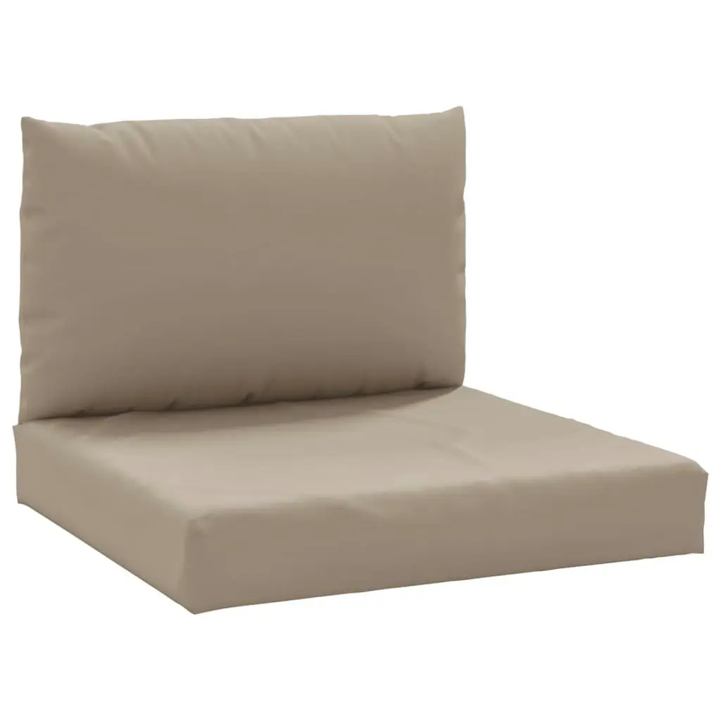 Pallet Cushions 2 pcs Taupe Oxford Fabric 361762