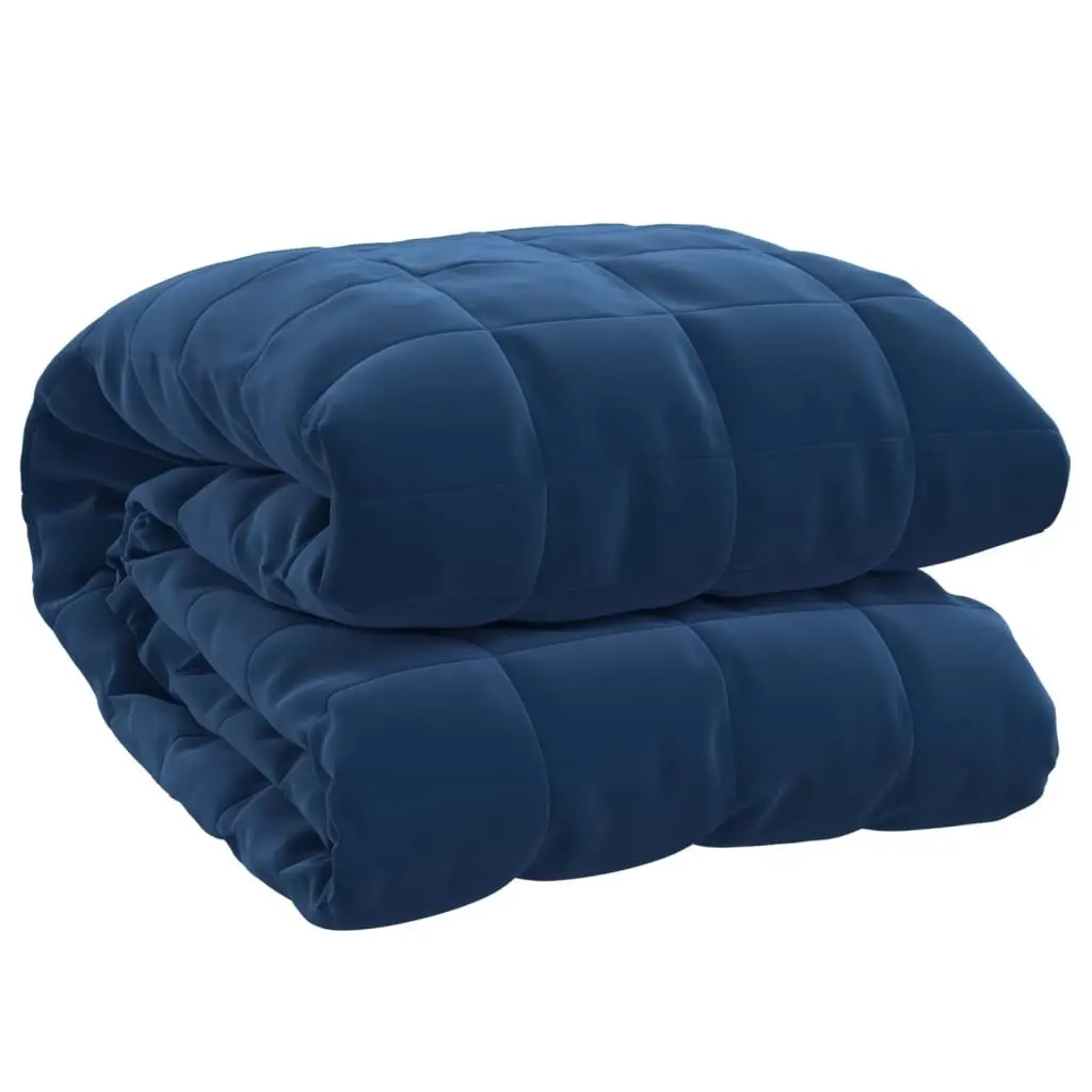 Weighted Blanket Blue 152x203 cm 7 kg Fabric 3154855