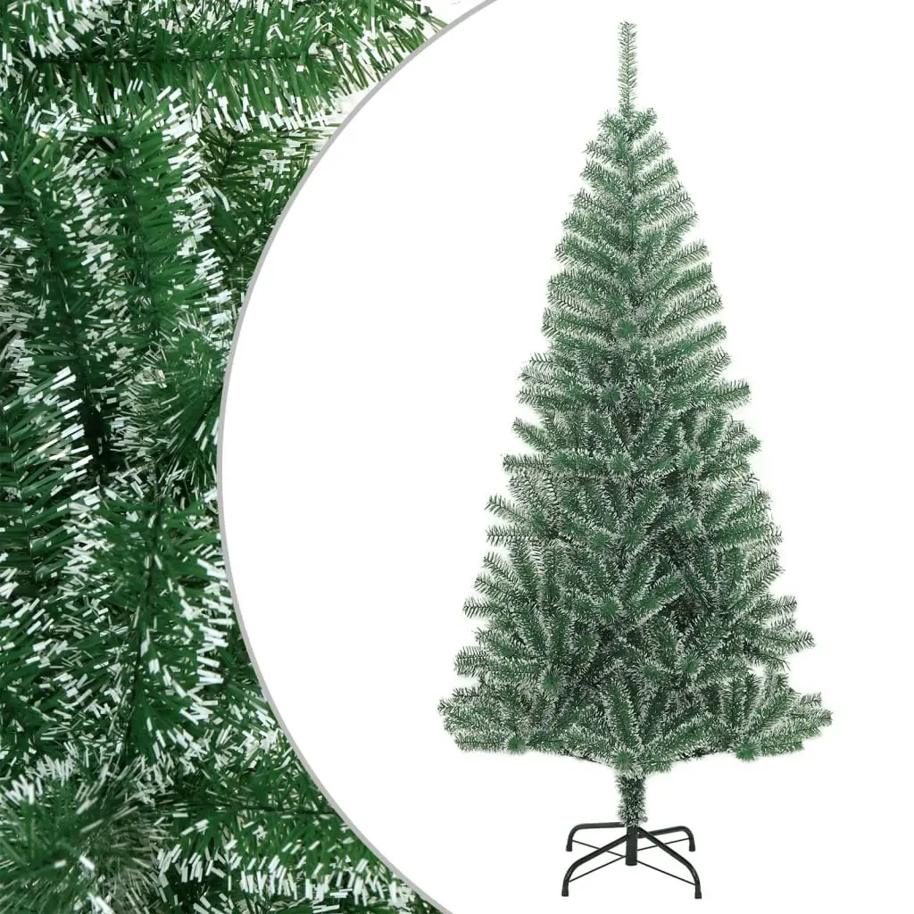 Artificial Christmas Tree with Flocked Snow Green 180 cm 357774