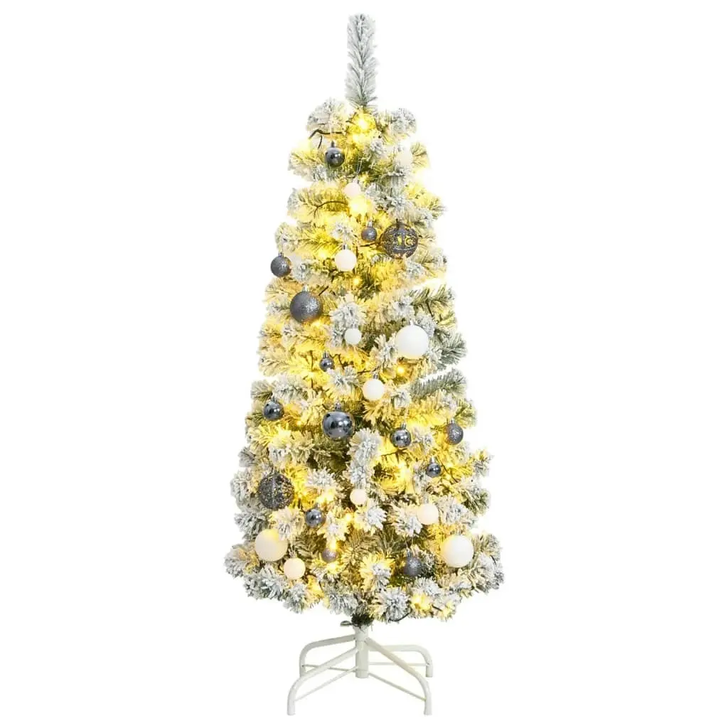 Artificial Hinged Christmas Tree with 150 LEDs & Ball Set 150 cm 3210468