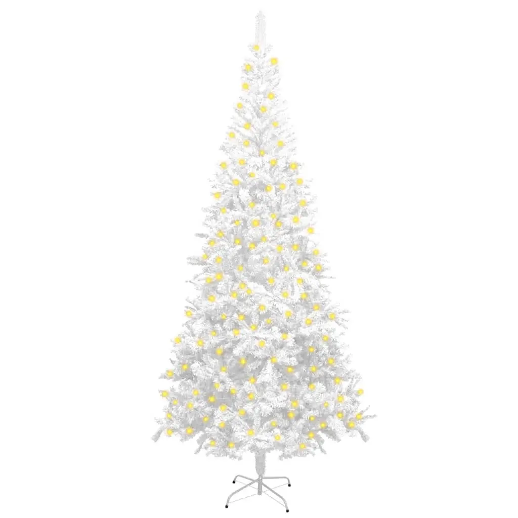 Artificial Pre-lit Christmas Tree L 240 cm White 3077410