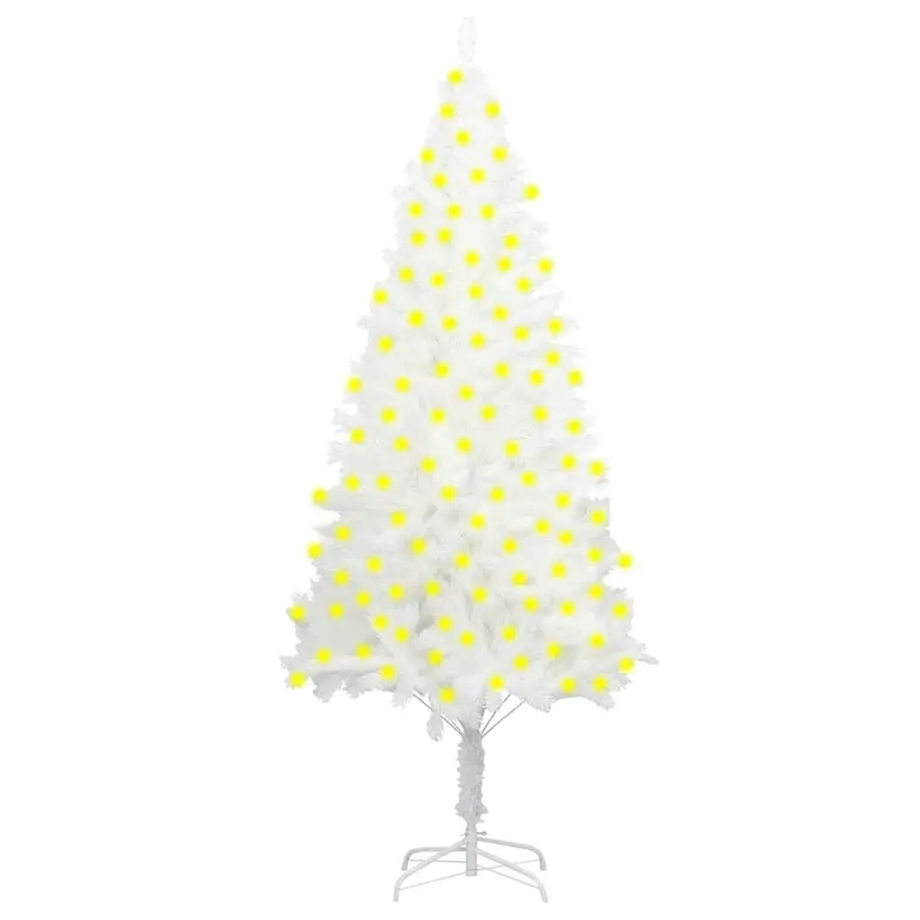 Artificial Pre-lit Christmas Tree White 210 cm 3077463