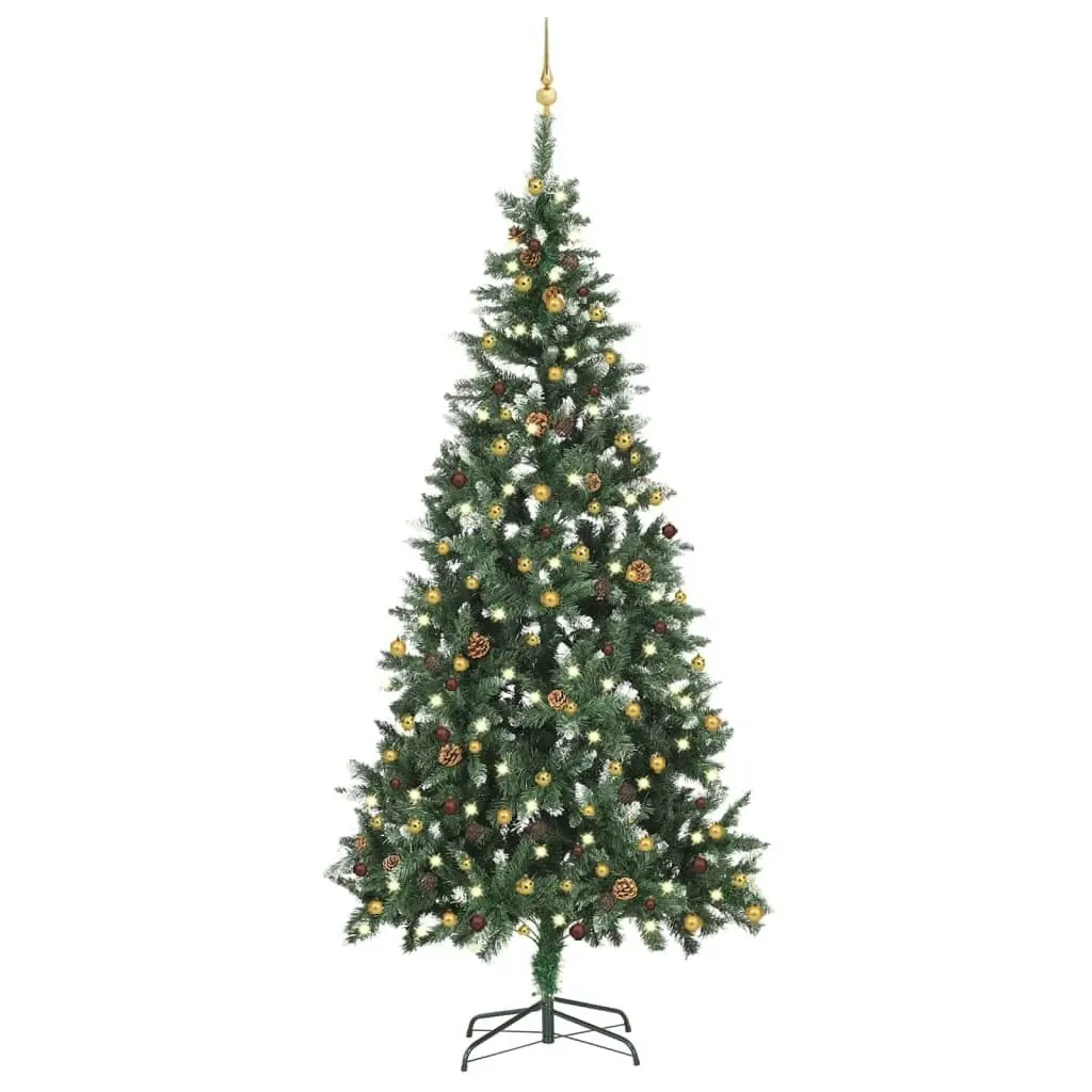 Artificial Pre-lit Christmas Tree with Ball Set 210 cm 3077801