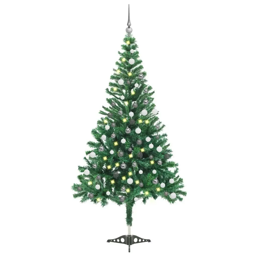 Artificial Pre-lit Christmas Tree with Ball Set 120 cm 230 Branches 3077659