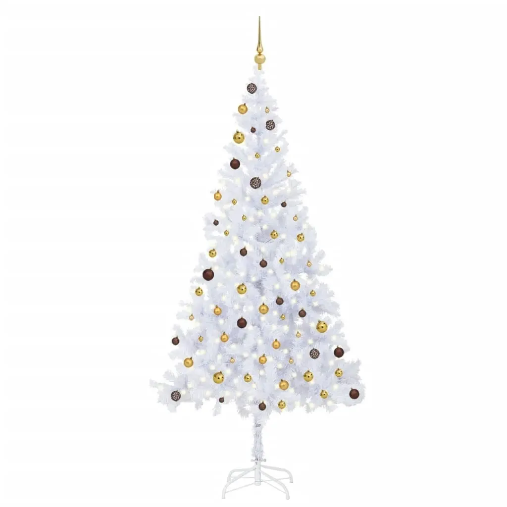 Artificial Pre-lit Christmas Tree with Ball Set 210 cm 910 Branches 3077495