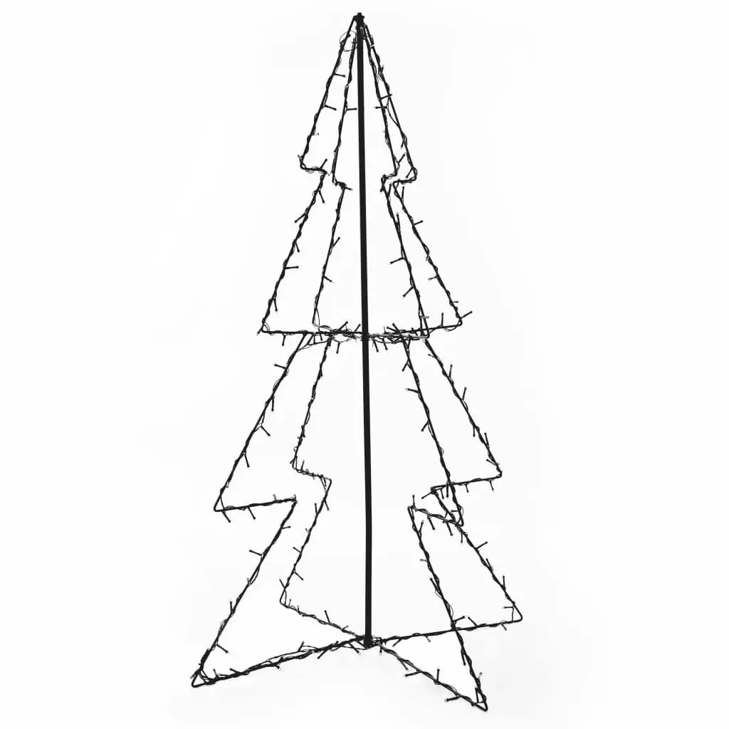 Christmas Cone Tree 160 LEDs Indoor and Outdoor 78x120 cm 51005