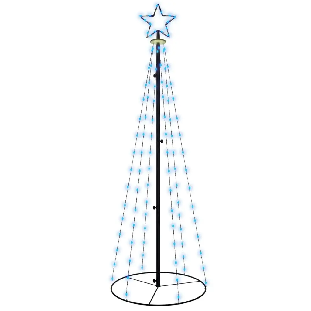 Christmas Cone Tree Blue 108 LEDs 70x180 cm 343488