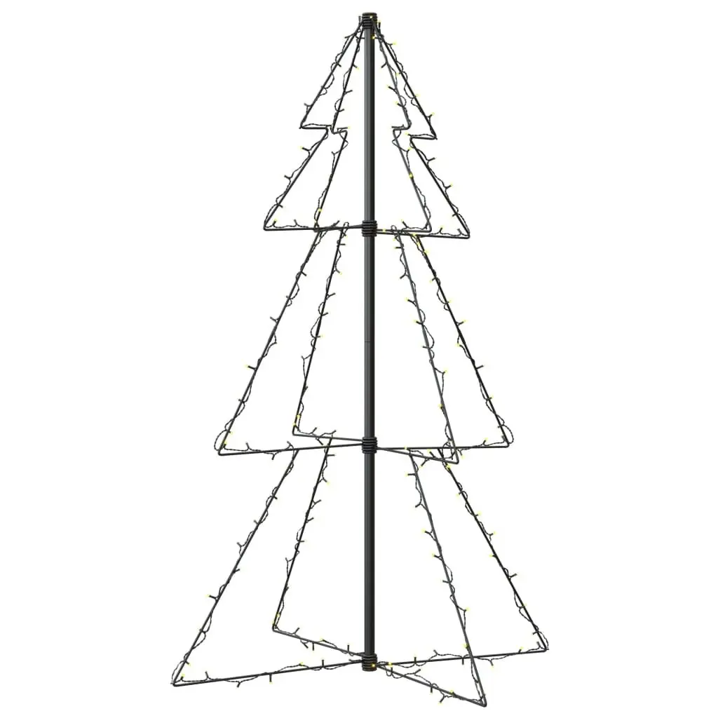 Christmas Cone Tree 160 LEDs Indoor and Outdoor 78x120 cm 328561