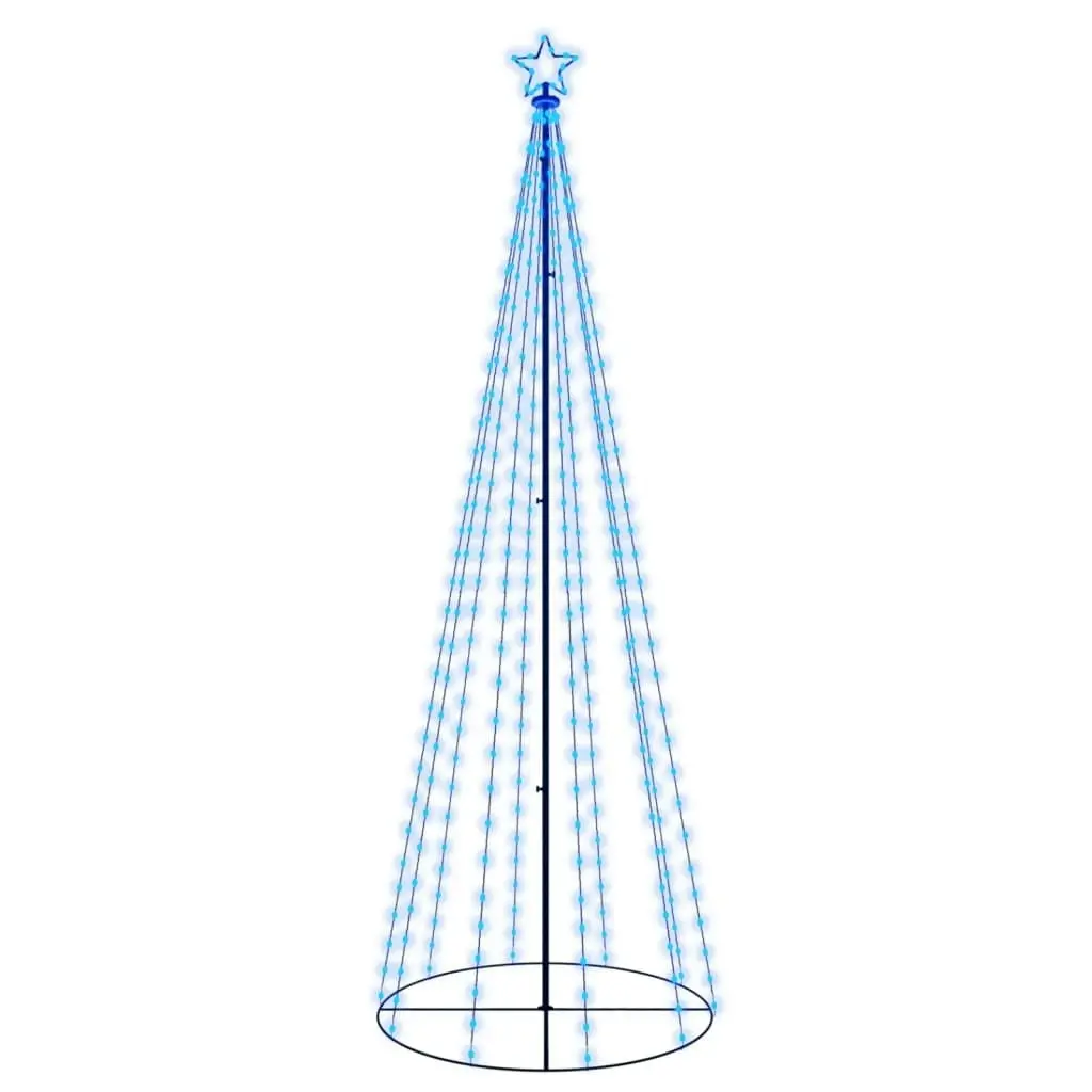 Christmas Cone Tree Blue 310 LEDs 100x300 cm 343492