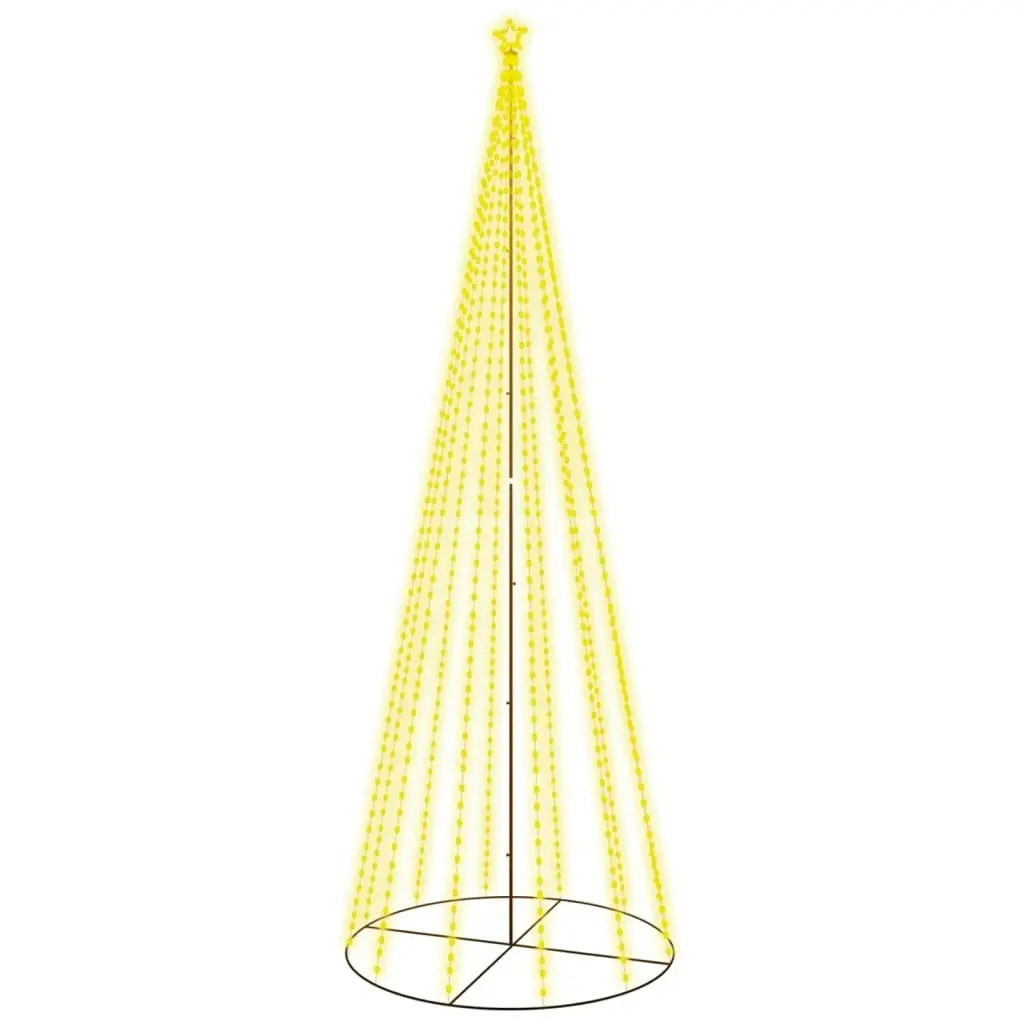 Christmas Cone Tree Warm White 732 LEDs 160x500 cm 343700