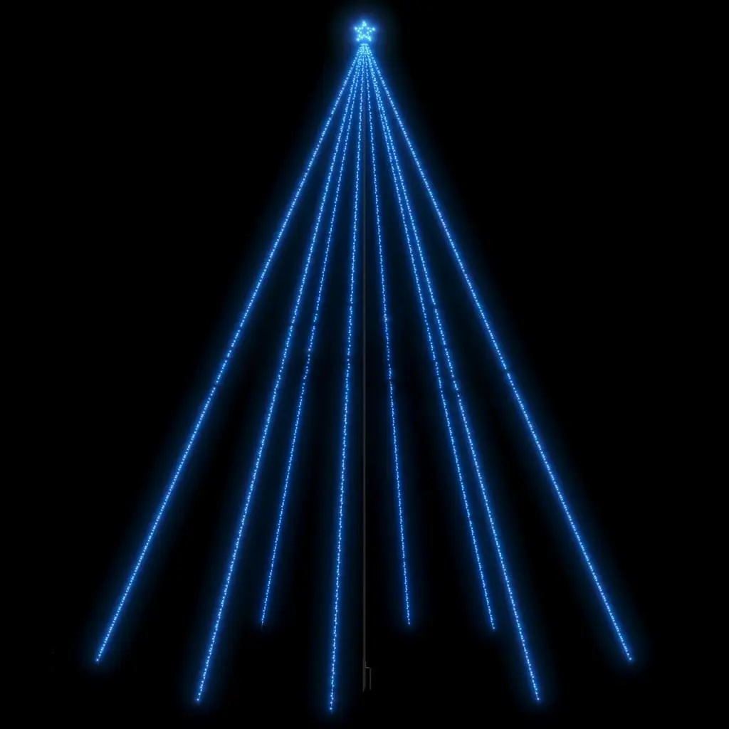 Christmas Tree Lights Indoor Outdoor 1300 LEDs Blue 8 m 328766