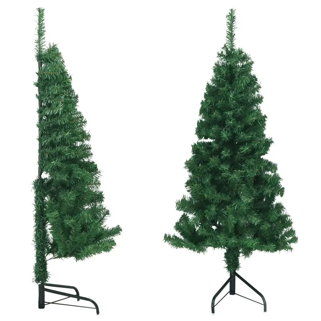 Corner Artificial Christmas Tree Green 120 cm PVC 329162