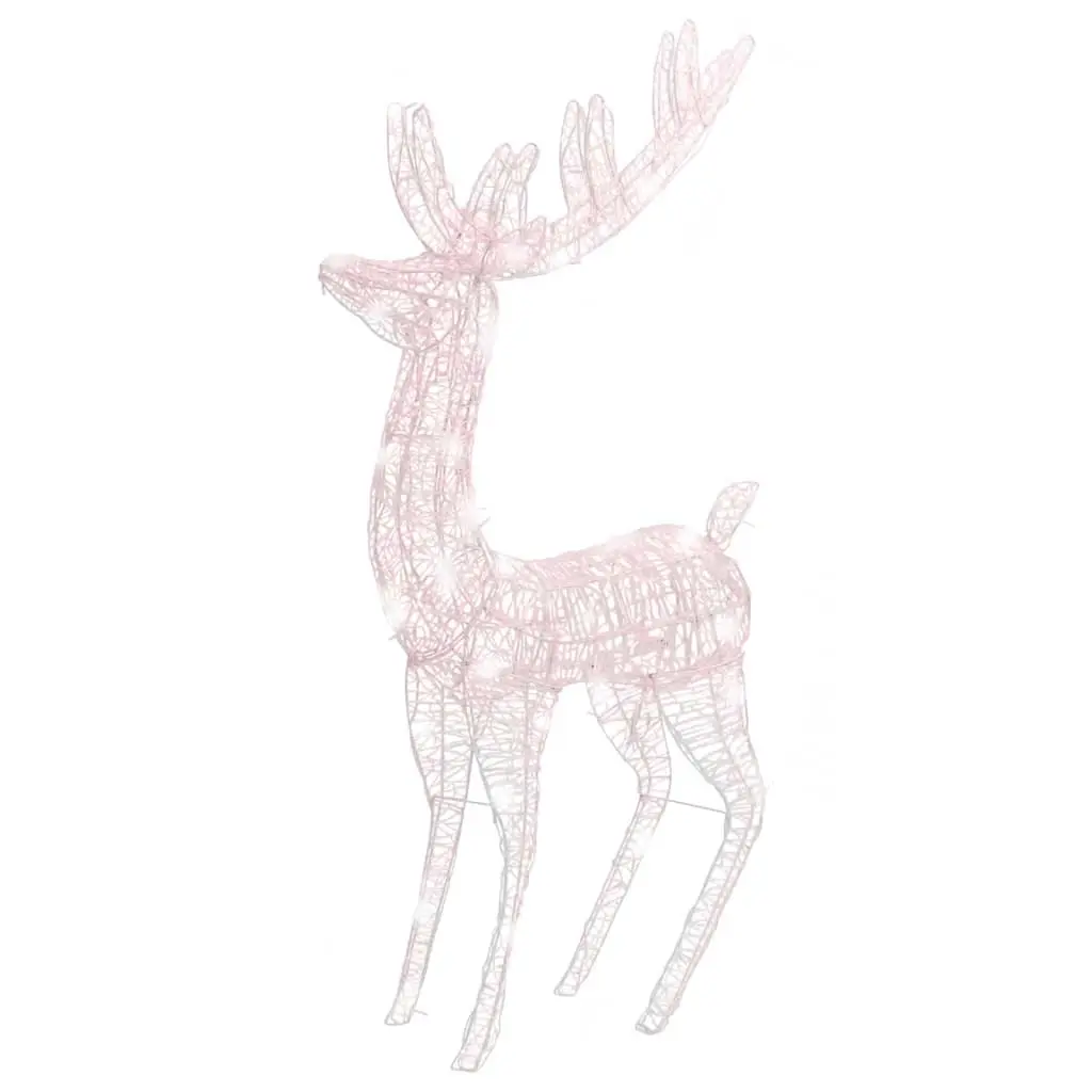 XXL Acrylic Christmas Reindeer 250 LED 180 cm Warm White 329785