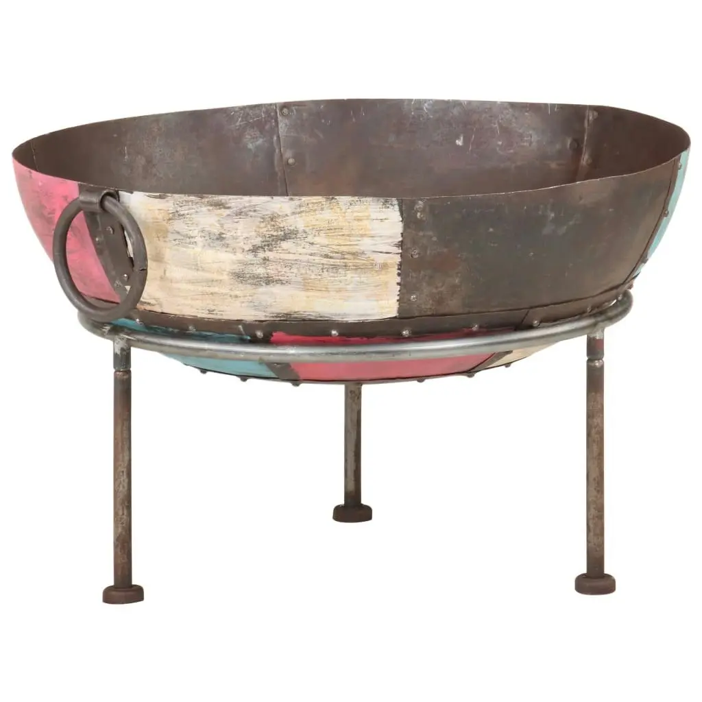 Colourful Rustic Fire Pit Ø 60 cm Iron 321947