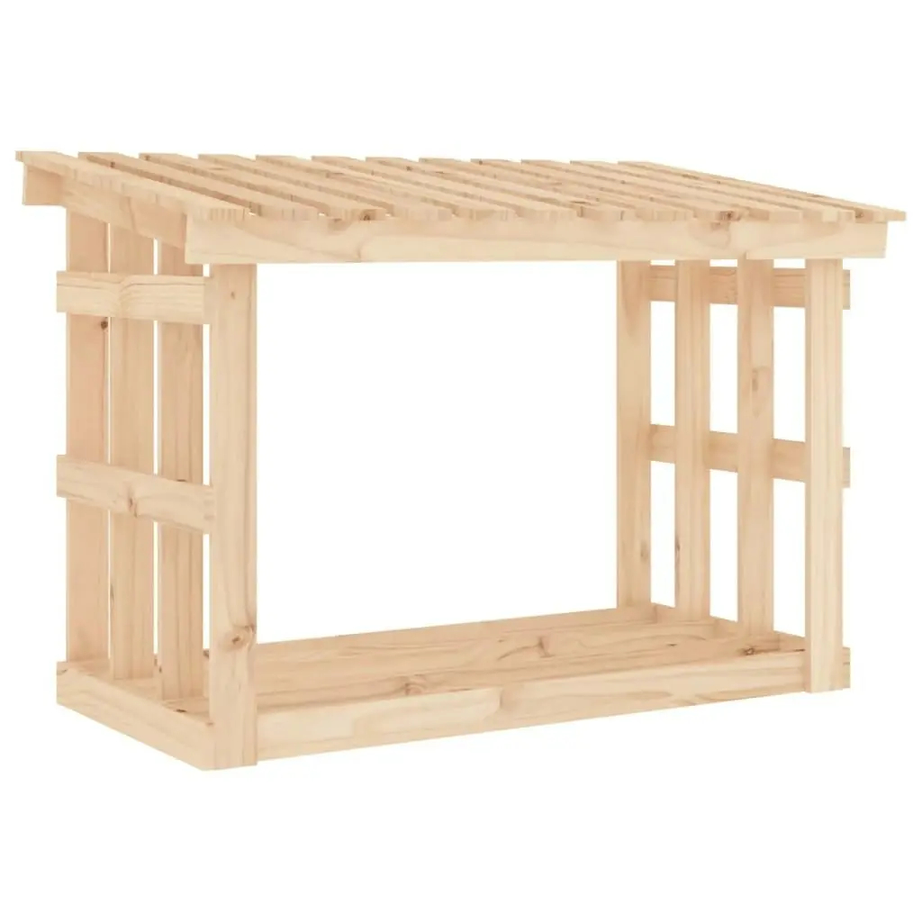 Firewood Rack 108x64.5x77 cm Solid Wood Pine 822432