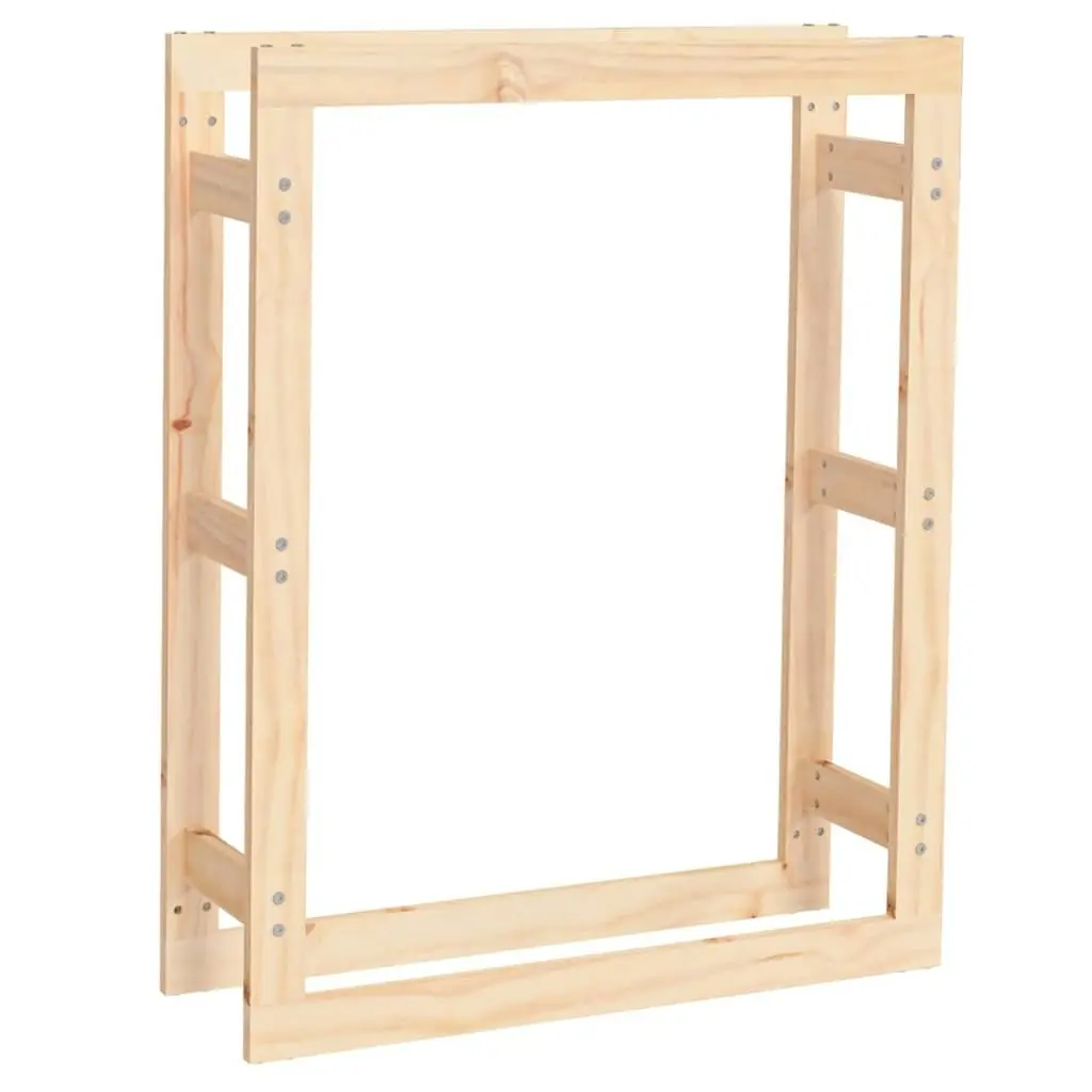 Firewood Rack 80x25x100 cm Solid Wood Pine 822417