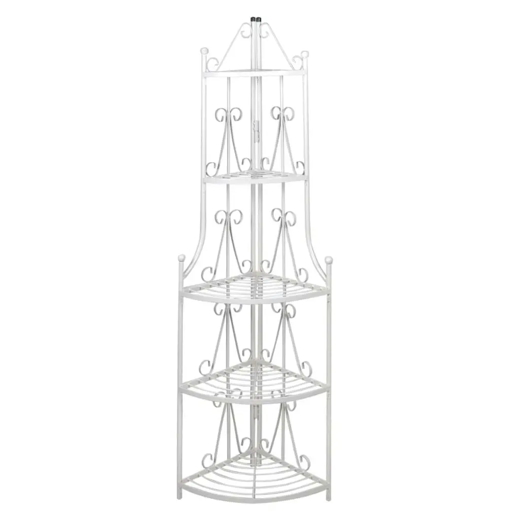 Corner Plant Rack White 40783