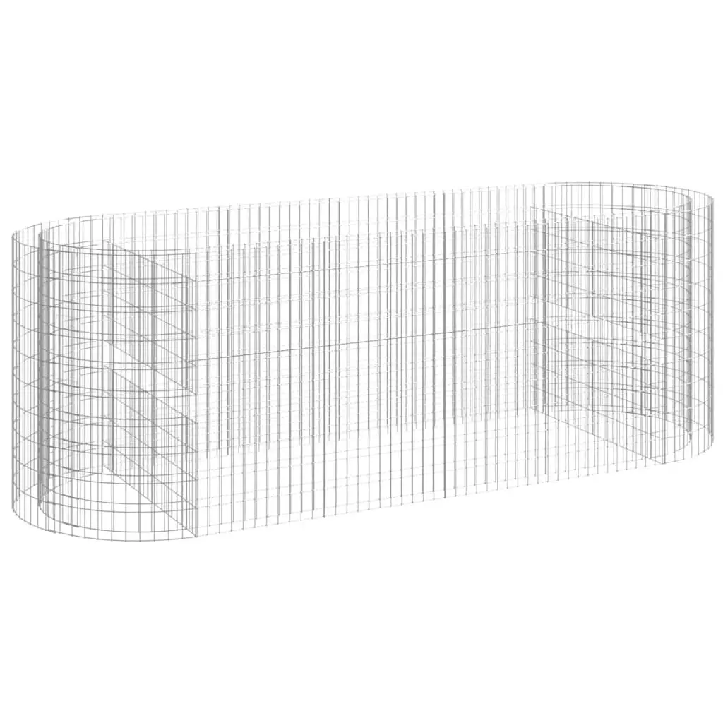 Gabion Raised Bed Galvanised Iron 300x100x100 cm 152046