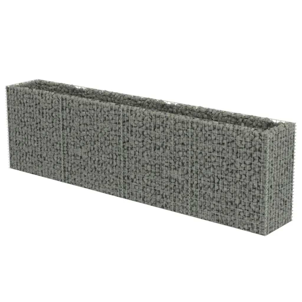 Gabion Raised Bed Galvanised Steel 360x50x100 cm 143560