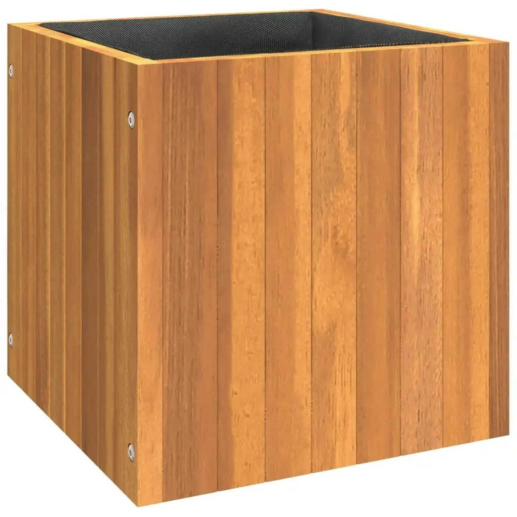 Garden Planter 35x35x35 cm Solid Wood Acacia 366501