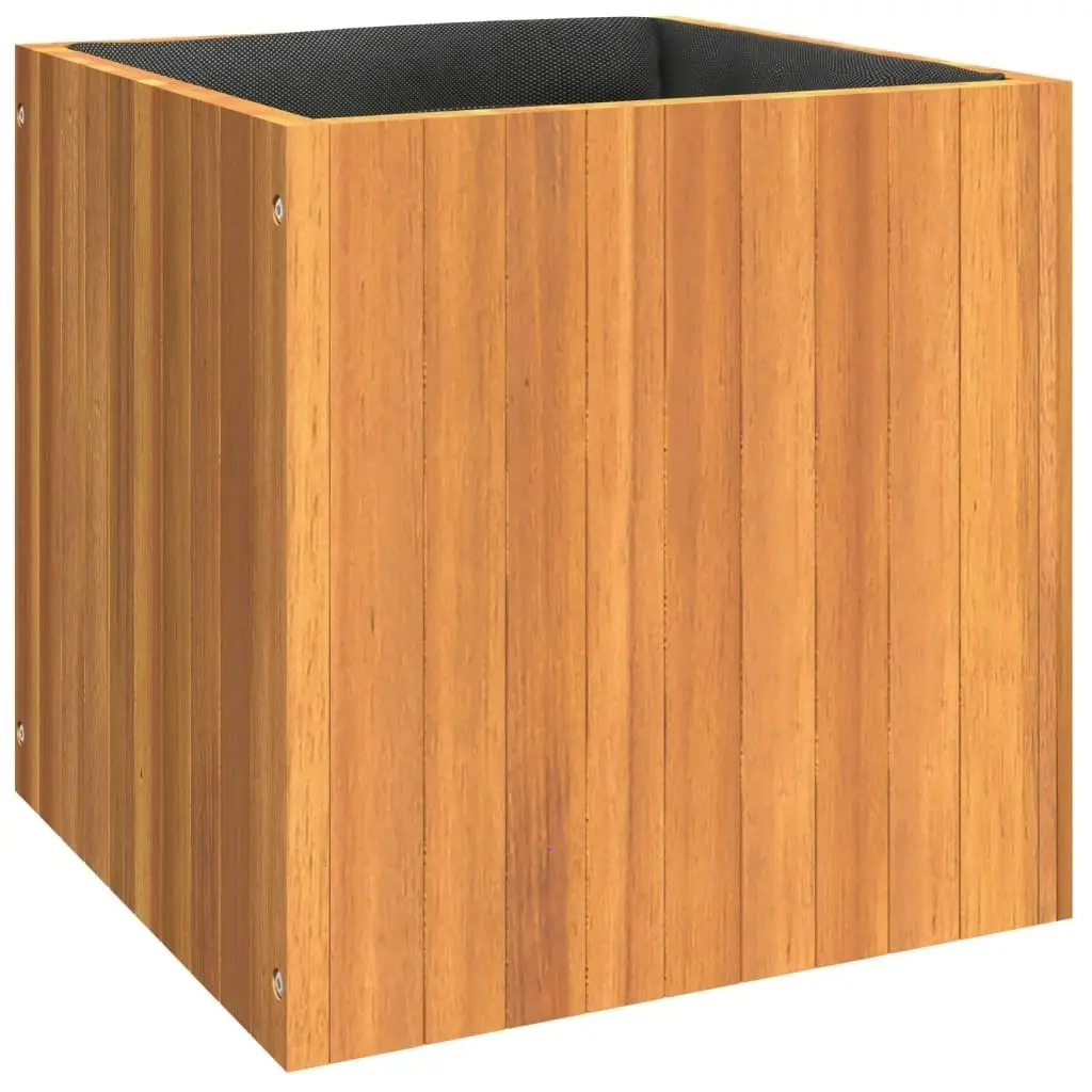 Garden Planter 45x45x45 cm Solid Wood Acacia 366502