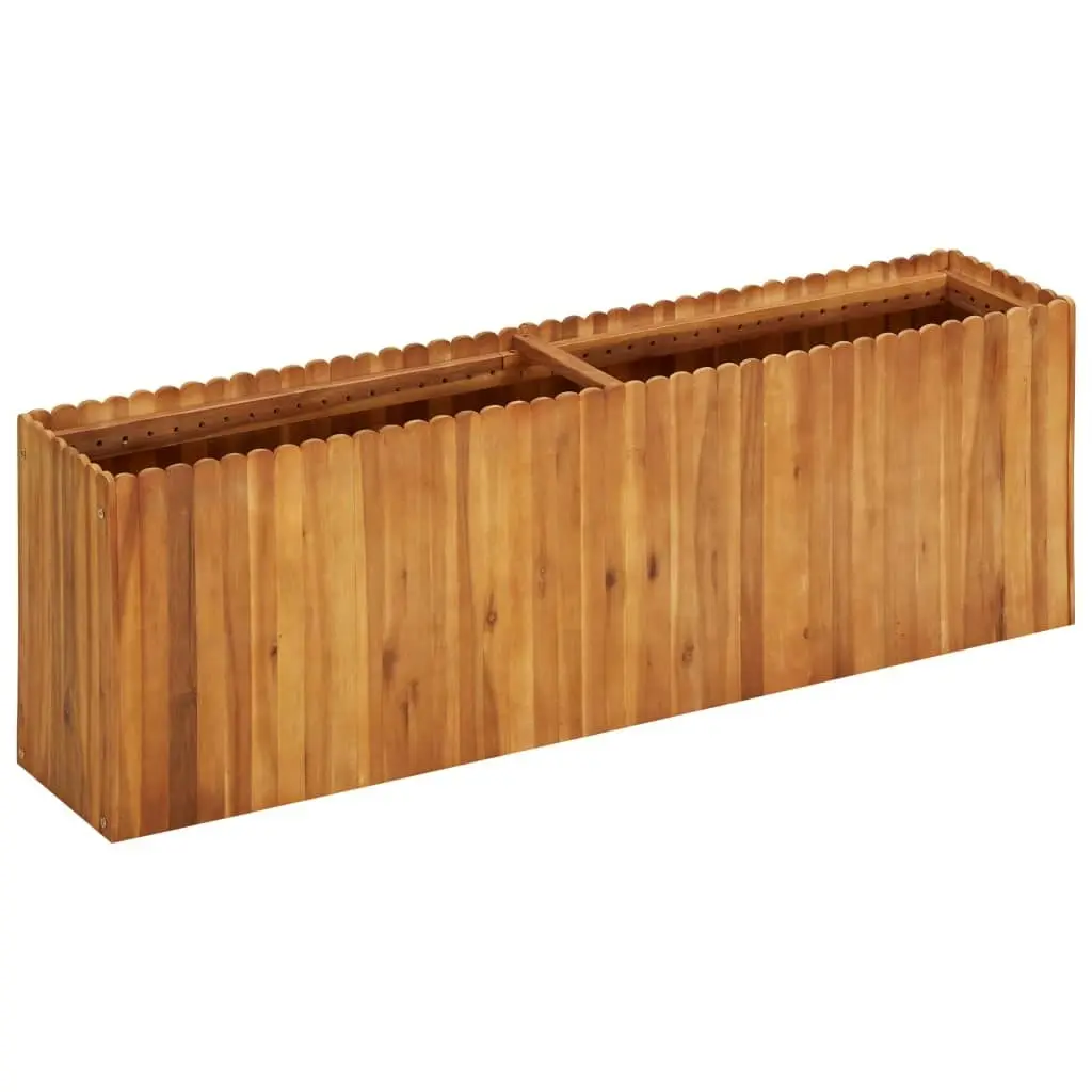 Garden Raised Bed 150x30x50 cm Solid Acacia Wood 45925