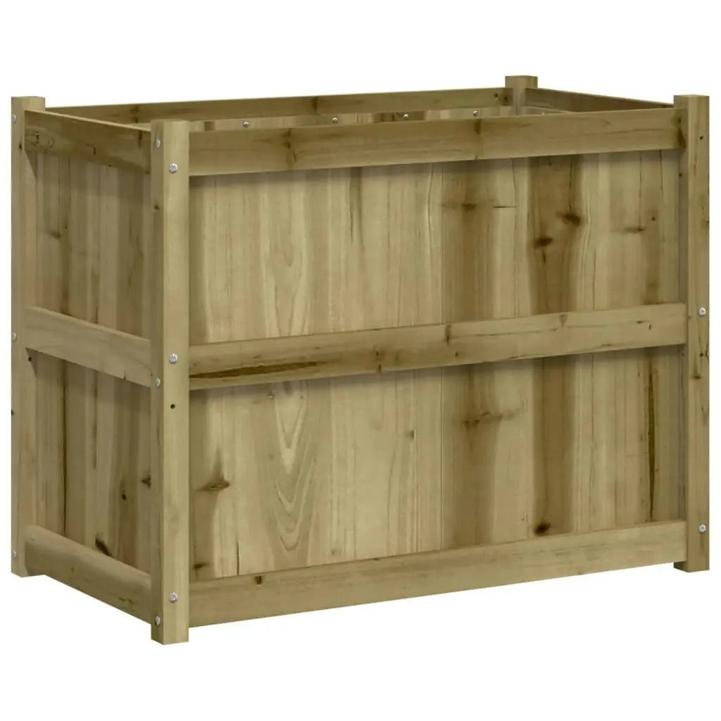 Garden Planter 90x50x70 cm Impregnated Wood Pine 837473