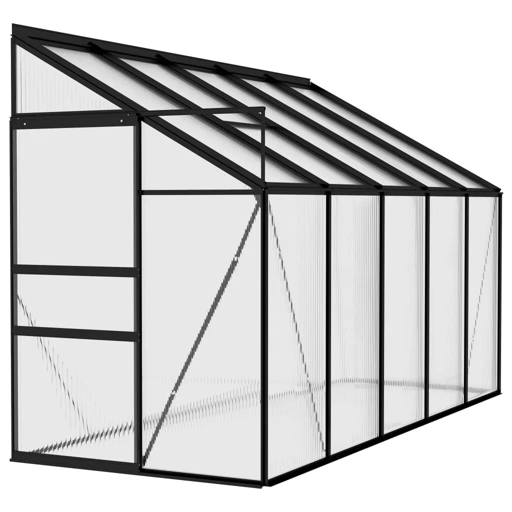 Greenhouse Anthracite Aluminium 6.23 mÂ³ 312046